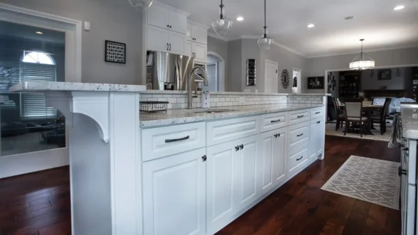 Gramercy White sink cabinets