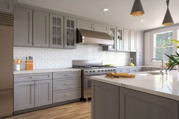 Nova Light Grey Cabinets