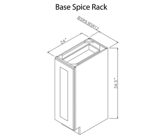 Base Spice Rack Cabinetry