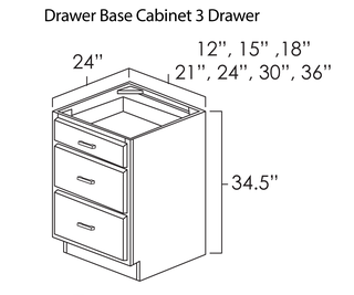 Drawer Base Cabinet 3
