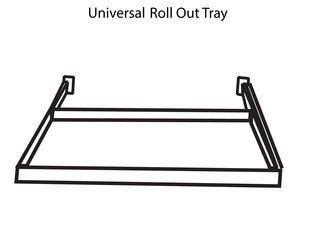 Universal Roll Out Tray Kraftsman Cabinetry
