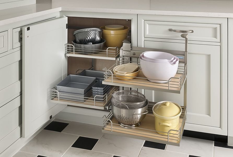 storage space of functionality of kitchen cabinets