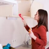 How to clean the inside of kitchen cabinets