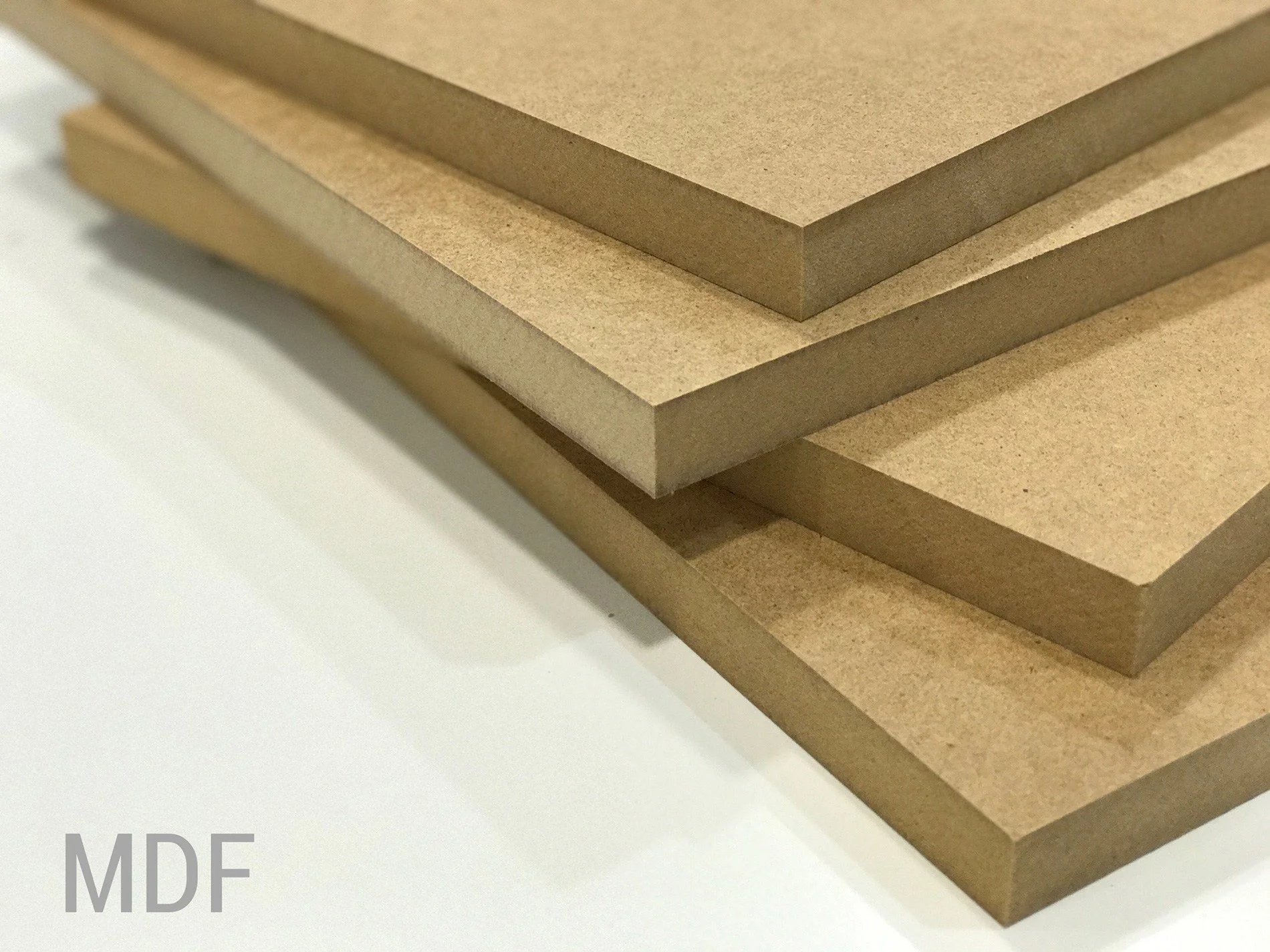 Medium-density fiberboard (MDF):