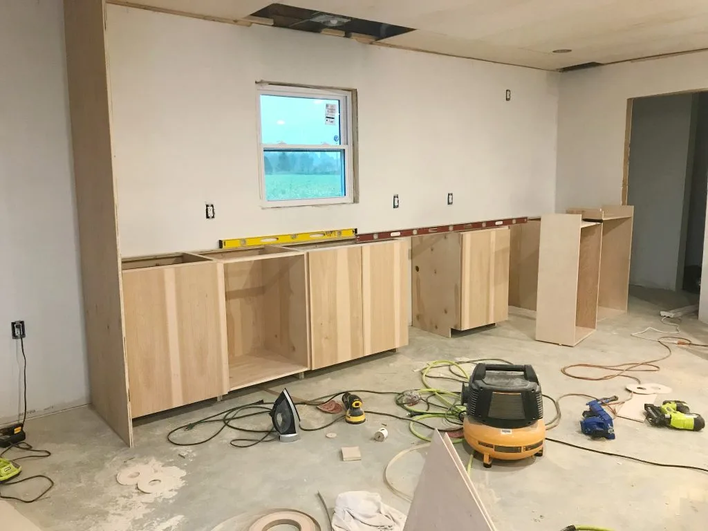 Construction Of The Custom Cabinets
