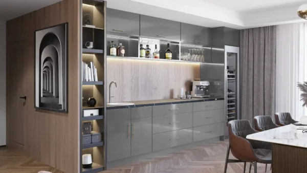 Illume Catalina Grigio Gloss Cabinets