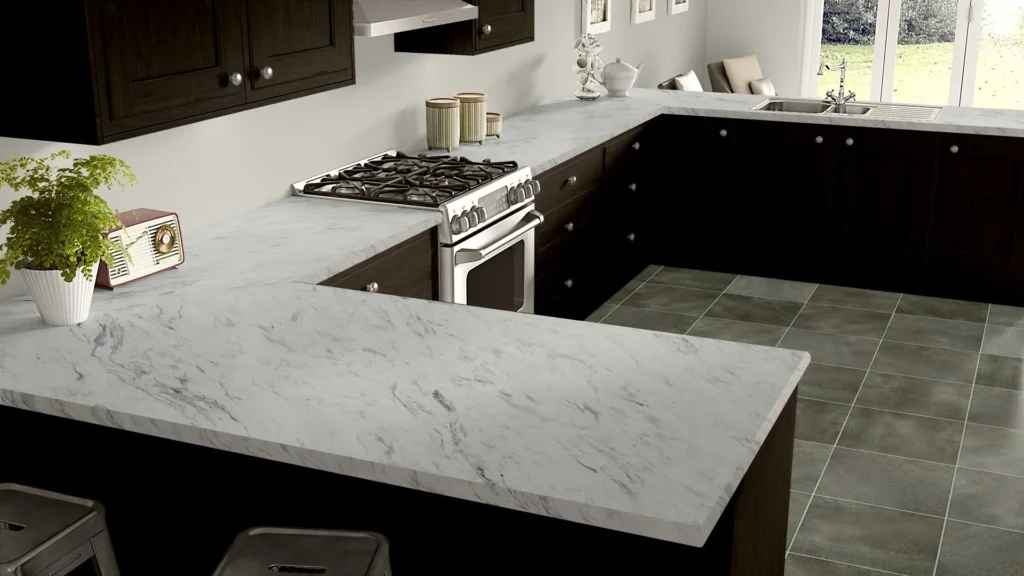 A Photo of Marble Kitchen Countertops in Columbus Ohio