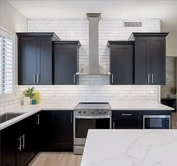 Modern Black Cabinets