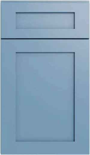 X Terra Blue Shaker Cabinets