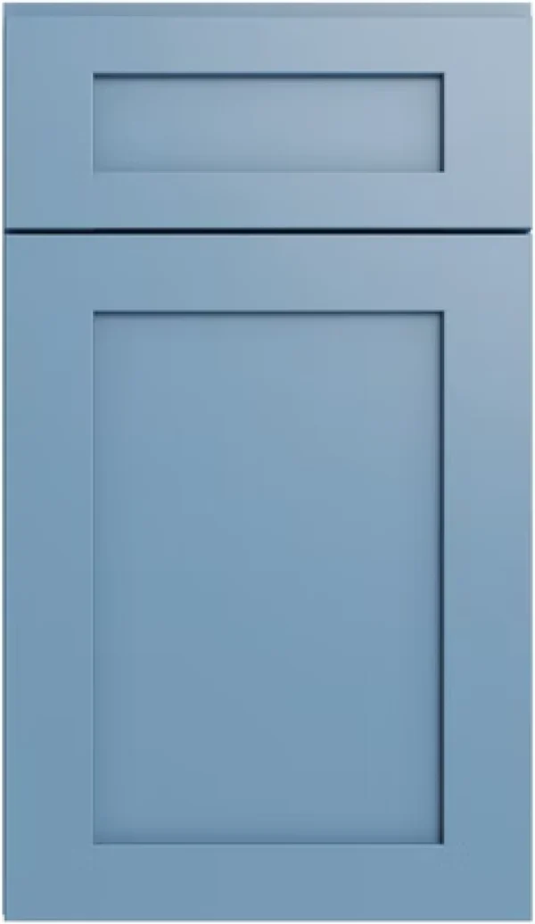 X Terra Blue Shaker Cabinets