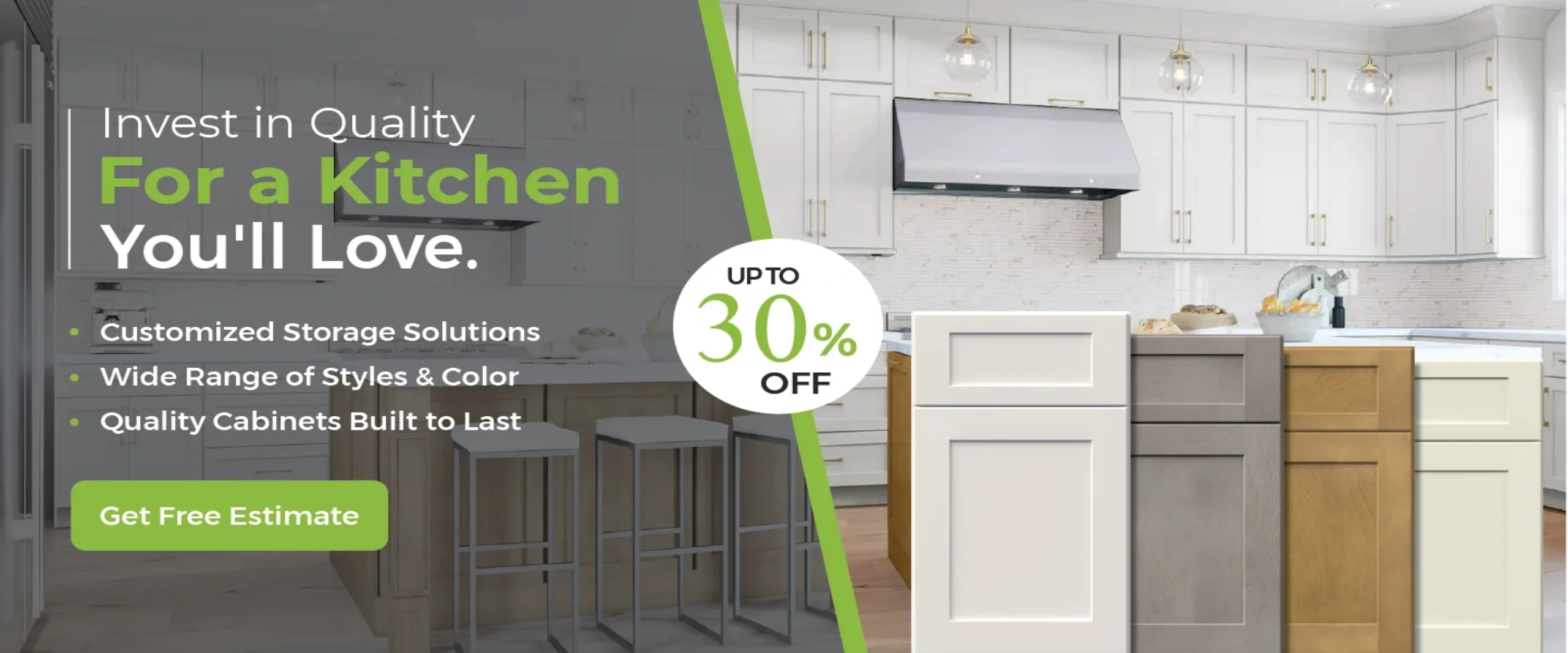 up to 30% off- quality kitchen cabinets in Columbus Ohio