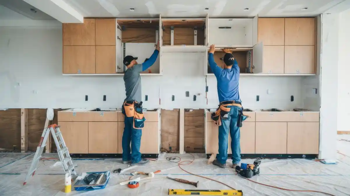 how to install cabinets